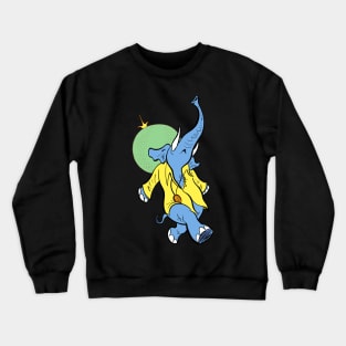 Disco Elephant in the Room! Crewneck Sweatshirt